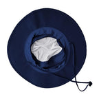 Sun Hats for Men Women Fishing Hat UPF 50+ Breathable Wide Brim Summer UV Protection Hat (1pack-navy Blue)