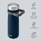 Stainless Steel Traveler With Handle