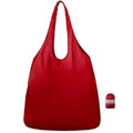Standard 19L Tote Foldable Packable Reusable Grocery Shopping Bag (Burgundy)