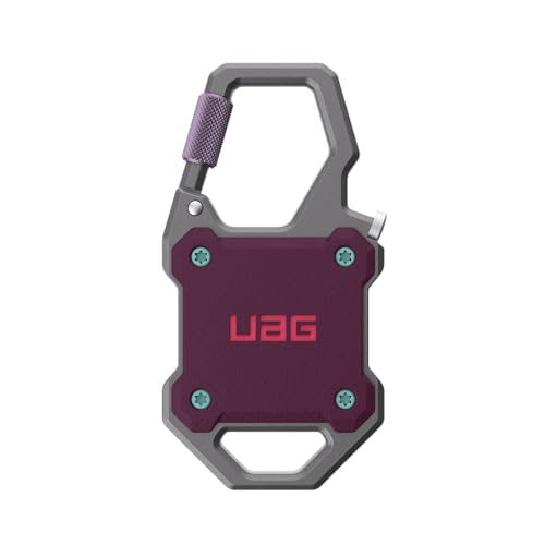 UAG Monarch Case for AirTag (Deep Purple Synth)