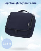 Hanging Toiletry Bag for Men (Navy Blue / Large)