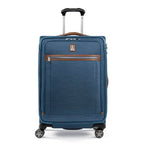 Platinum Elite Checked Luggage Spinner (Checked-Medium 25-Inch / Coastal Blue)