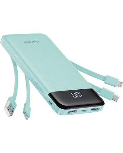 Portable Charger with Built in Cables (Qing)