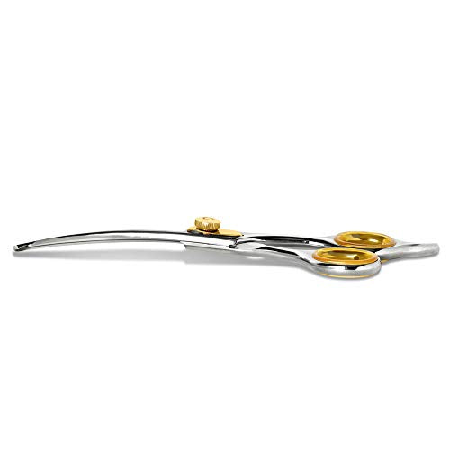 Dog Grooming Scissors (6.5 Inch Curved Scissors - Round Tip)