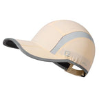 Reflective Foldable Running Hat for Men Women (7-7 5/8 / Pale Orange)