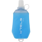 200ml/350ml/500ml Collapsible Soft Flask,BPA Free Folding Soft Water Bottle with Hanging Ring,Lightweight TPU Hydration Flask for Running Marathon Cycling Hiking (Blue-200ml*1)