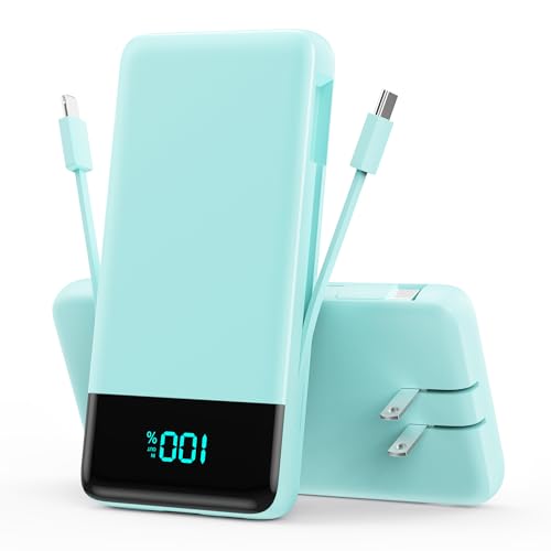 Portable Charger Power Bank for iPhone with Built (Green)