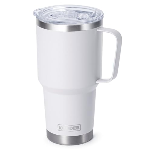 30 oz Tumbler with Lid and Straw (white-A / 30 Ounces)