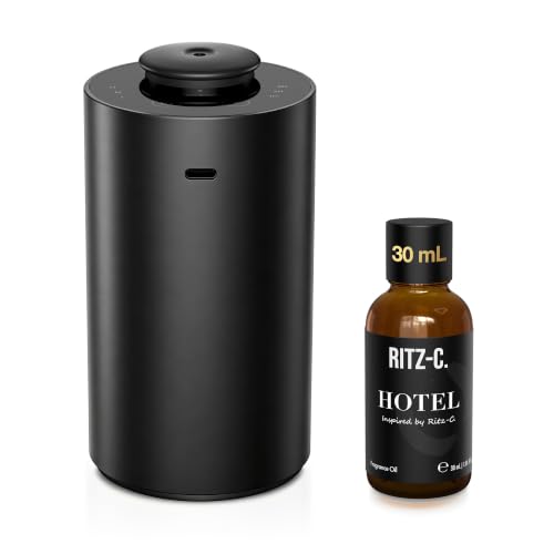 ANX Waterless Essential Oil Diffuser Starter Kit (Black4)