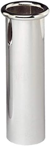 Pibbs 1502B Chrome Curling Iron Holder – 1.5" Diameter, Open-Bottom Design for Hot Tool Storage – Durable Chrome Metal Construction for Styling Stations – Fits Most Curling Irons & Appliances