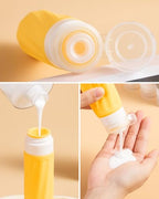 Travel Size Toiletries 8 Pack (3oz bottle 3oz jar / Golden wheat field)