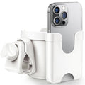 2-in-1 Stroller Cup Holder Phone Holder, White, Baby Essentials (White)