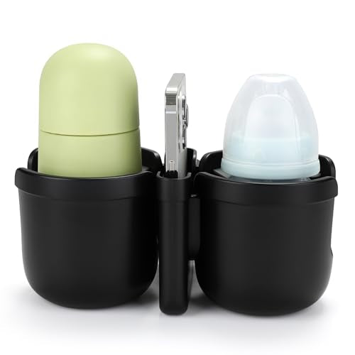 Stroller Cup Holder with Phone Holder (Double Holder-Other Shape)