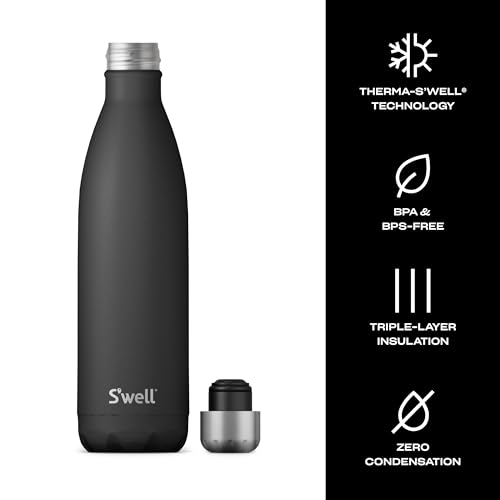 Stainless Steel Water Bottle (Onyx / 25 Ounces)