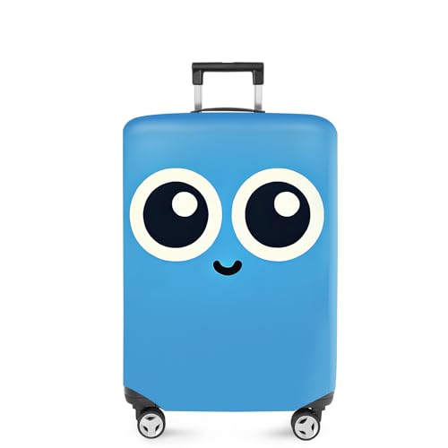 Cute Smiley Face Luggage Cover (#12 / XL(fits 32-34Inch suitcase))