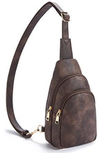 Crossbody Bags for Women Leather Sling Bag for Woman Travel Coffee (3-coffee)