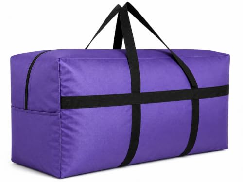 Extra Large Storage Duffle Bag (280L - 50"l x 15"w x 23"h / Purple)
