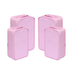 Travel Shoe Bags (Pink / 2+2 Packs)