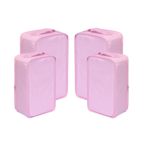 Travel Shoe Bags (Pink / 2+2 Packs)