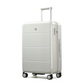 24 Inch Luggage with Spinner Wheels (Smoke White / 24 Inch EXT)