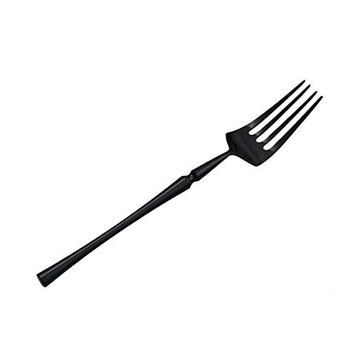 20 piece Black Flatware Set 304 Stainless Steel Fork Spoon Cutlery Luxury Mirror Polished Silverware (Service for 4 / Black)