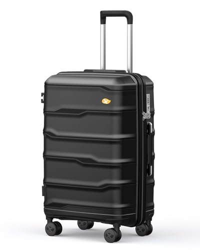 24 Inch Medium Checked Luggage (0-Black / Checked-Medium 24-Inch)