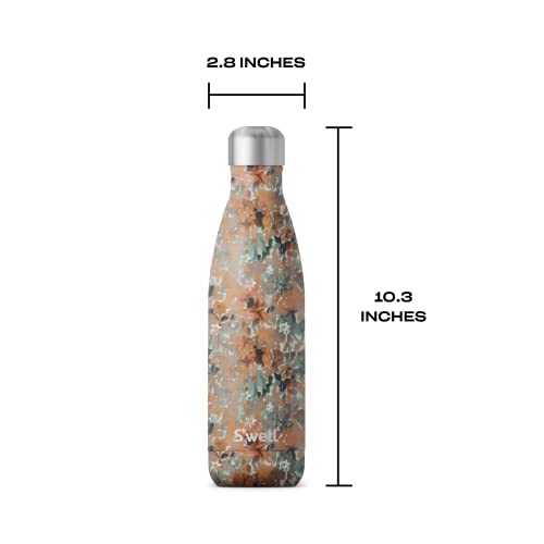 Stainless Steel Water Bottle 17 ounces Forest Bloom Triple Layered Vacuum Insulated Containers Keeps Drinks Cold for 36 Hours and Hot for 18 Perfect for On the Go (Forest Bloom / 16.9 Ounces / Water Bottle)