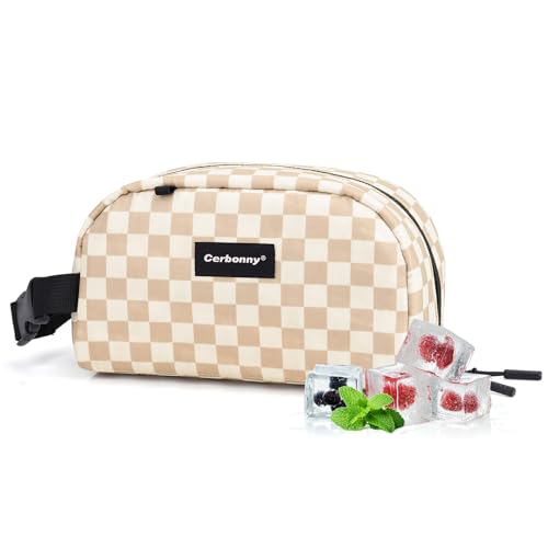 Small Cooler Bag (Khaki-Checkered)