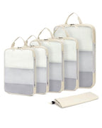 6 Set Compression Packing Cubes (Beige)