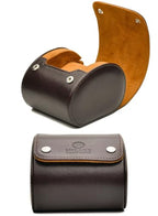 Watch Travel Case for Men Watch Roll for Travel Organizer and Display Watch Case (1-Slot / Brown)