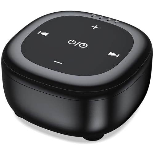 White Noise Sound Machine with 30 Soothing Sounds 36 Adjustable Volume Brown Noise Sound Machines for Sleep Office Privacy Bedroom 4 Timers Memory Function Sleep Sound Machine Baby Adult Elderly Care (Dark Black)