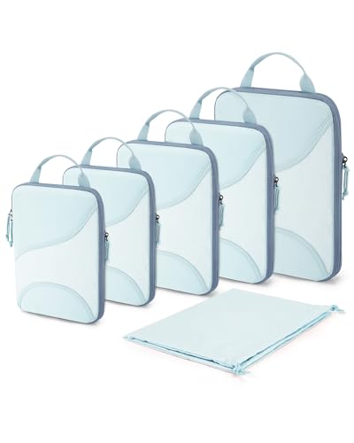 Compression Packing Cubes (Light Blue)