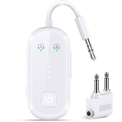 Premium Bluetooth 6.0 Transmitter Receiver (White)