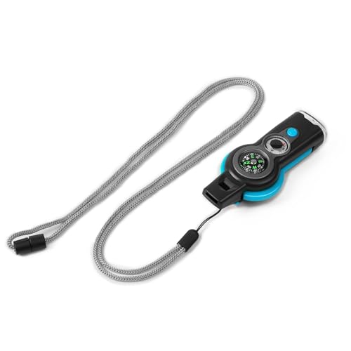 Emergency Survival Function Whistle (blue&black2pcs)