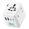 Pro” Universal Travel Adapter 3 USB (3C+2A 35W / White)