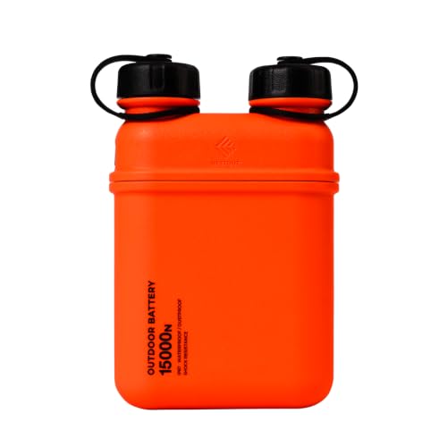 ELECOM NESTOUT Rugged Power Bank (Orange / 15000mAh)
