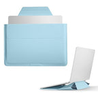 Laptop Carry Sleeve with Stand &Smart Storage for 16" Laptop for Work (Soothing Mist / 16 Inch)