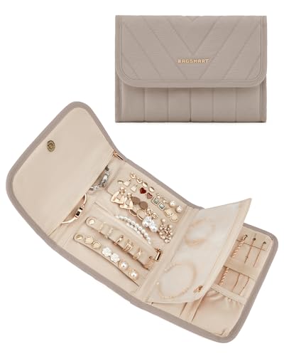 Travel Jewelry Organizer Case (A-Camel / Medium)