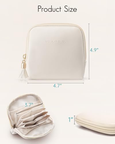 Mini Jewelry Travel Case (White)