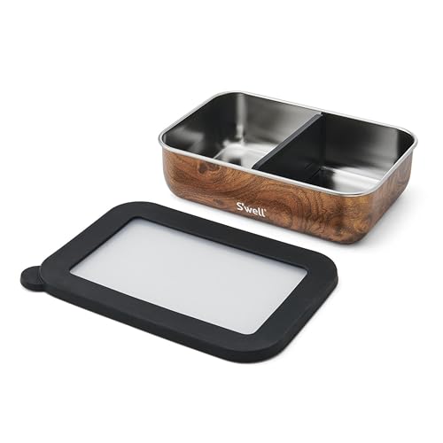 Stainless Steel Bento Box (Teakwood)