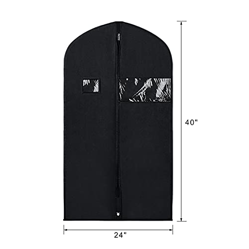 40 Inch Suit Bag (Black / 40'' - 16PCS)