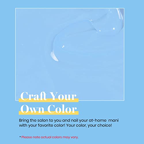 Beetles Blue Gel Nail Polish 15ML Soak Off UV Gel for Pastel Nail Art (D - Creme Blue | Light Blue)