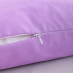 Toddler Pillows with Pillowcases Set (Light Purple (Microfiber) / 13x18 Inch (Pack of 2))
