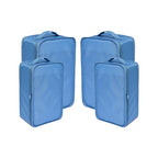 Travel Shoe Bags (Sea Blue / 2+2 Packs)