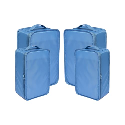 Travel Shoe Bags (Sea Blue / 2+2 Packs)