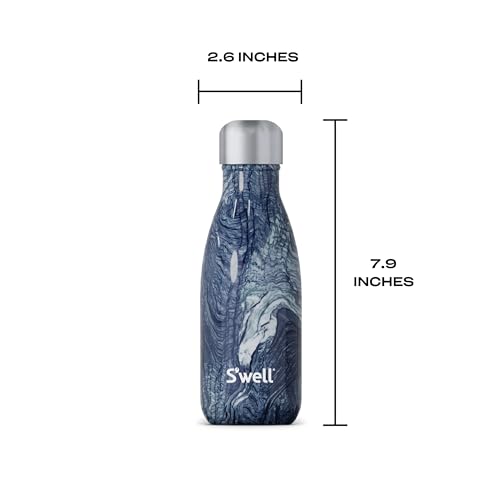 Azurite Marble Water Bottle (Azurite Marble / 9 Ounces)