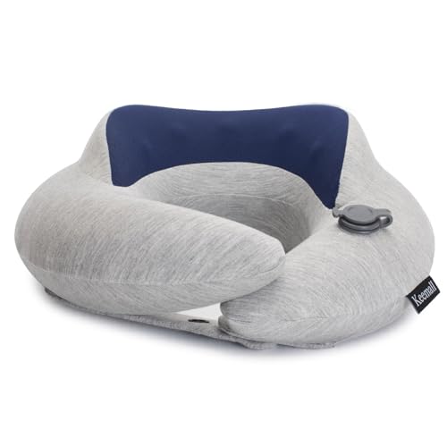 Inflatable Travel Neck Pillow Plane (Leisure Grey / Medium)
