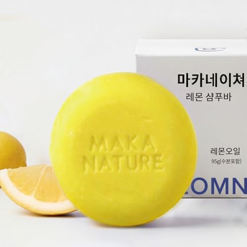 Maka Nature Lemon Shampoo Bar for Oily Hair