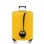 Cute Black Cat Luggage Cover (#40 / S(fits 20-22inch suitcase))