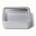 Glass Food Storage Container with Lid (Gray / 10 Cup Container (1x))